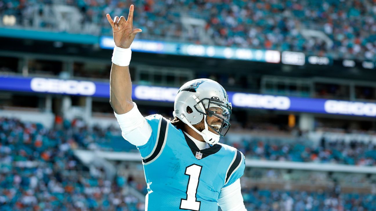 Carolina Panthers say they are open to return of Cam Newton, who is weighing opt..
