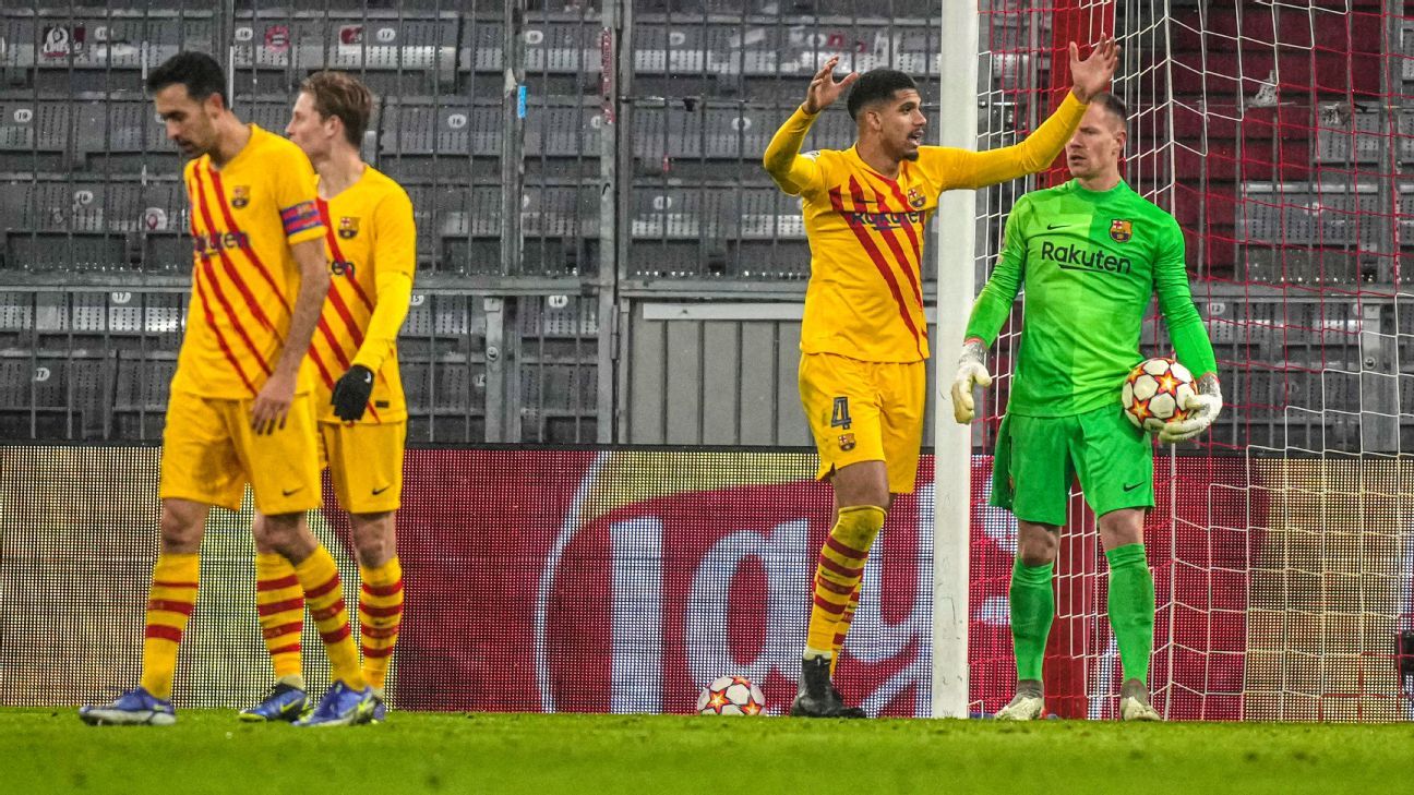 Bayern Munich vs. Barcelona - Football Match Report - December 9, 2021 -  ESPN