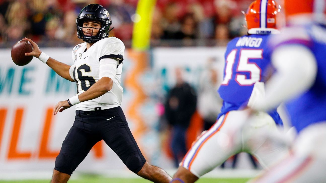 UCF Knights beat Florida for first college football win over Gators, Sunshine State bragging rights - ESPN India