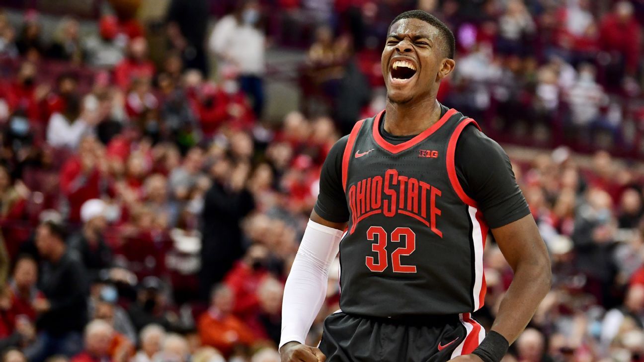 Where is Ohio State's E.J. Liddell in the latest ESPN NBA mock draft?