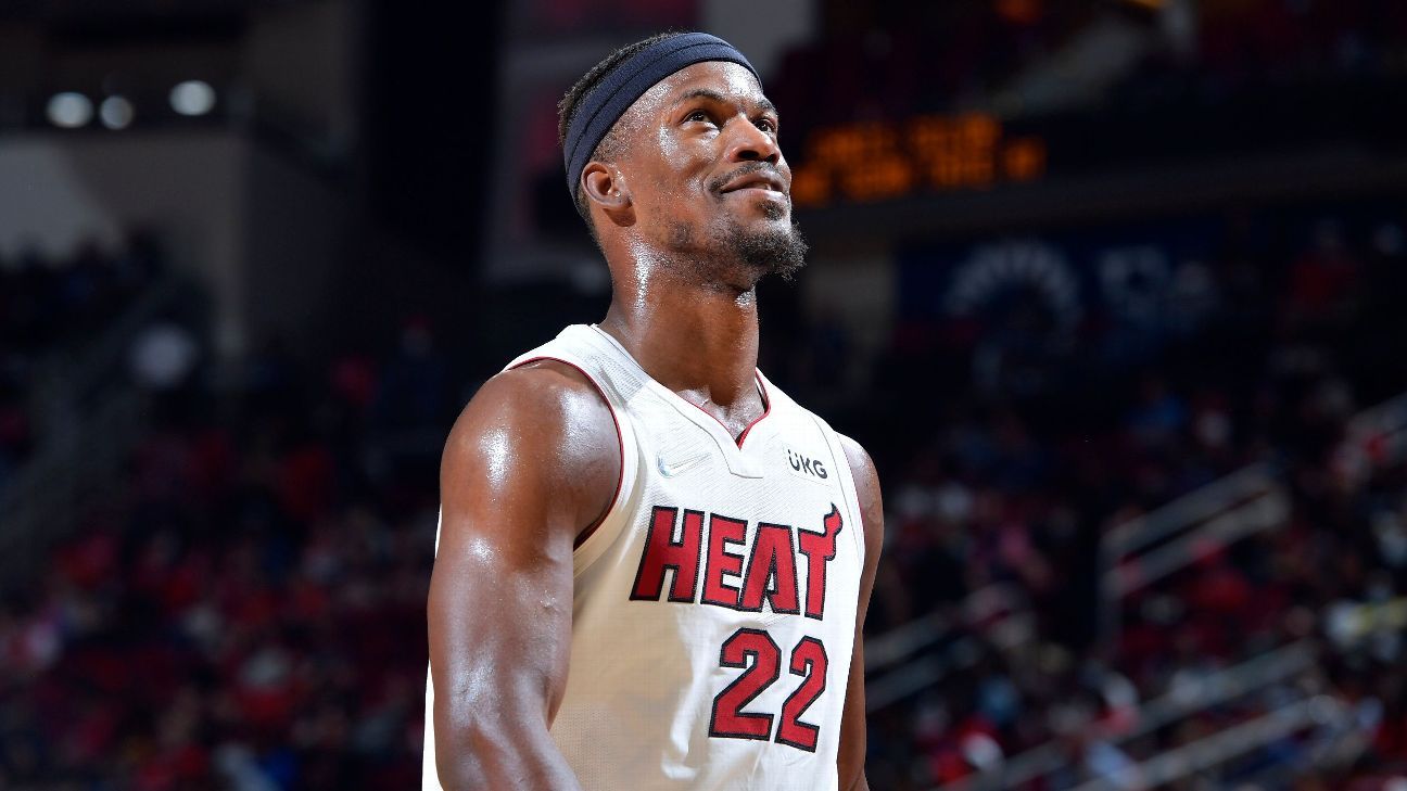 Jimmy Butler of Miami Heat says knee feeling better after extended rest