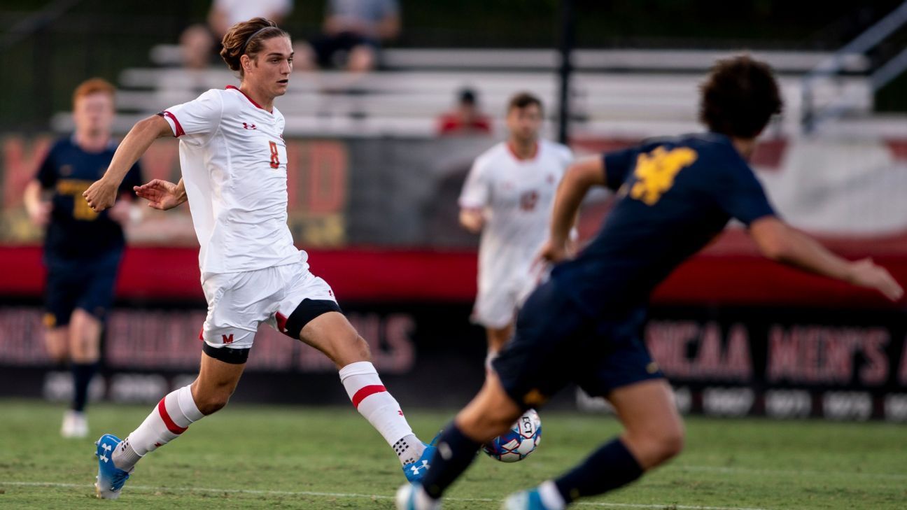 Charlotte FC picks Maryland's Ben Bender as top MLS draft pick