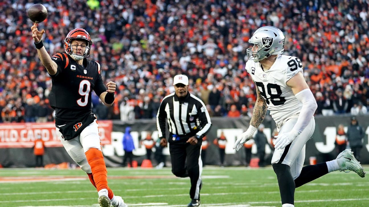 Raiders at Bengals: What you need to know about today's playoff game