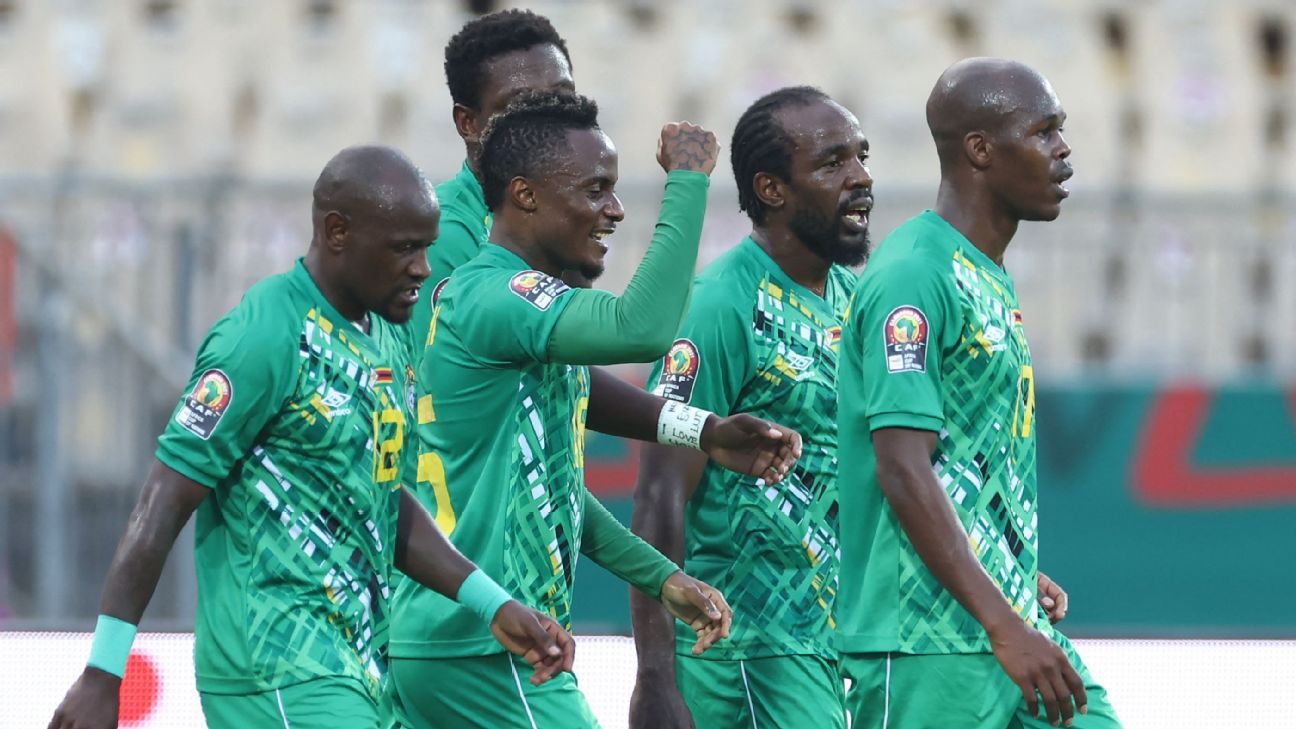 Zimbabwe vs. Guinea Football Match Report January 18, 2022 ESPN