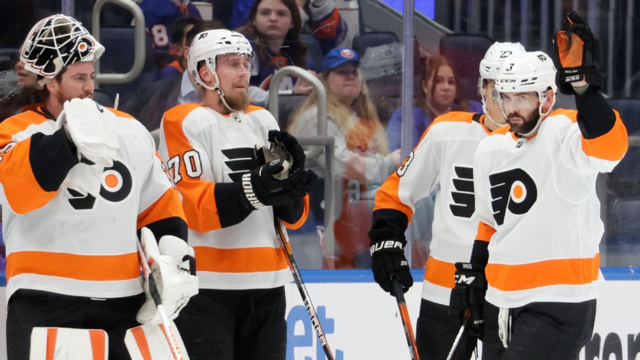 Philadelphia Flyers defenseman Keith Yandle sets NHL record for consecutive games played at 965