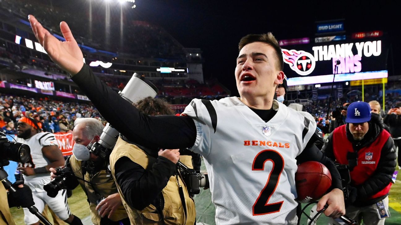 Bengals kicker Evan McPherson celebrated a game-winning FG, but he actually  missed