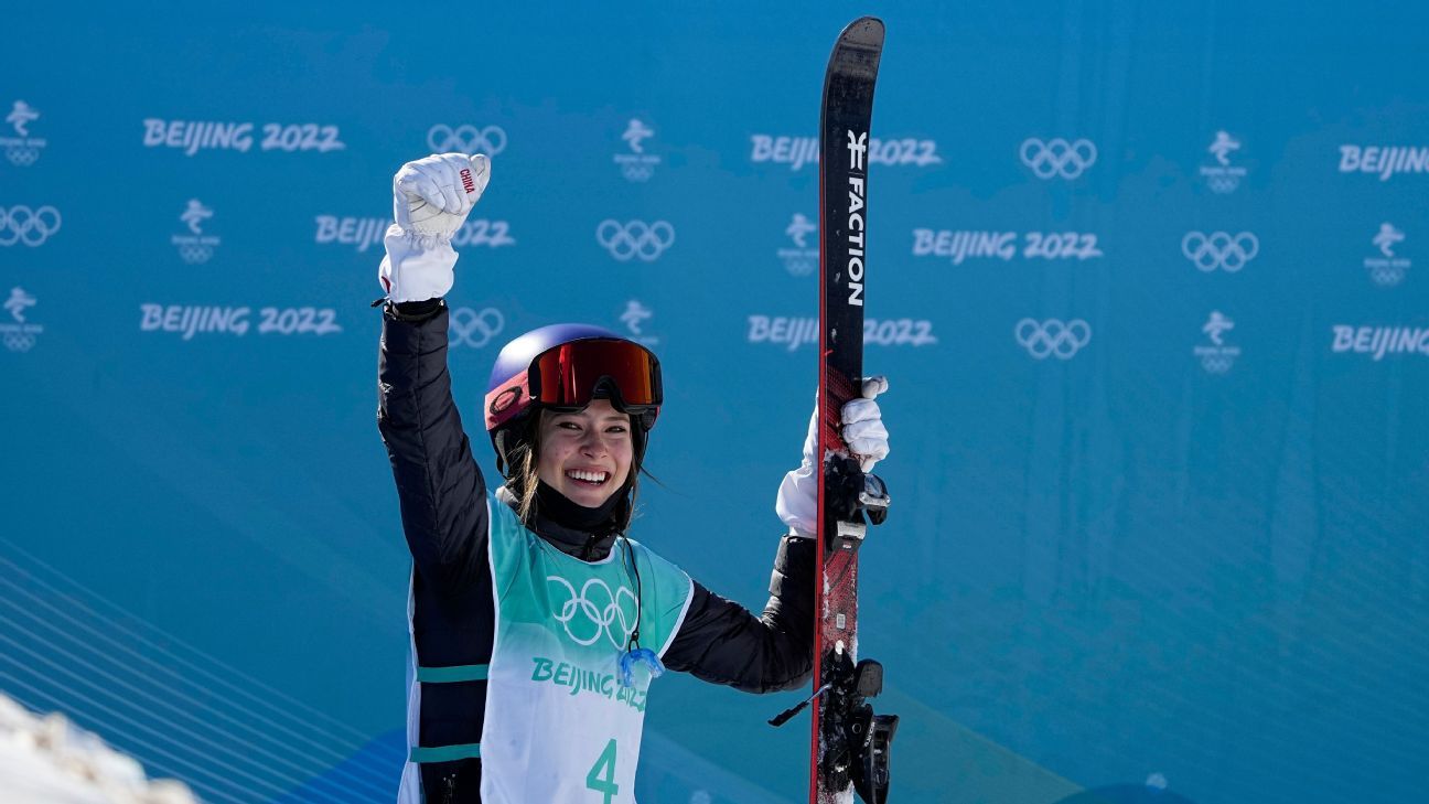 NBC Olympics & Paralympics on X: Eileen Gu makes history! With