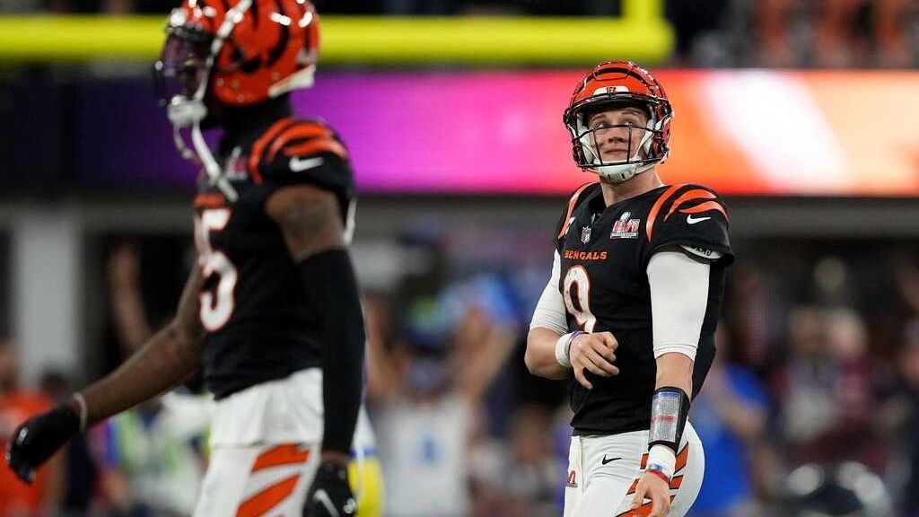 Bengals take team photos, first look at Super Bowl LVI locker room