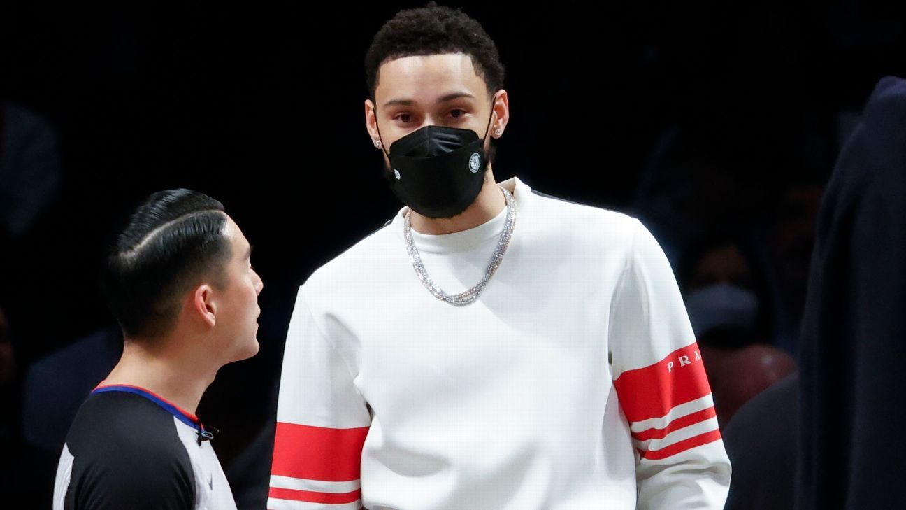 Ben Simmons not cleared for practices by Brooklyn Nets, who hope Kevin Durant is..