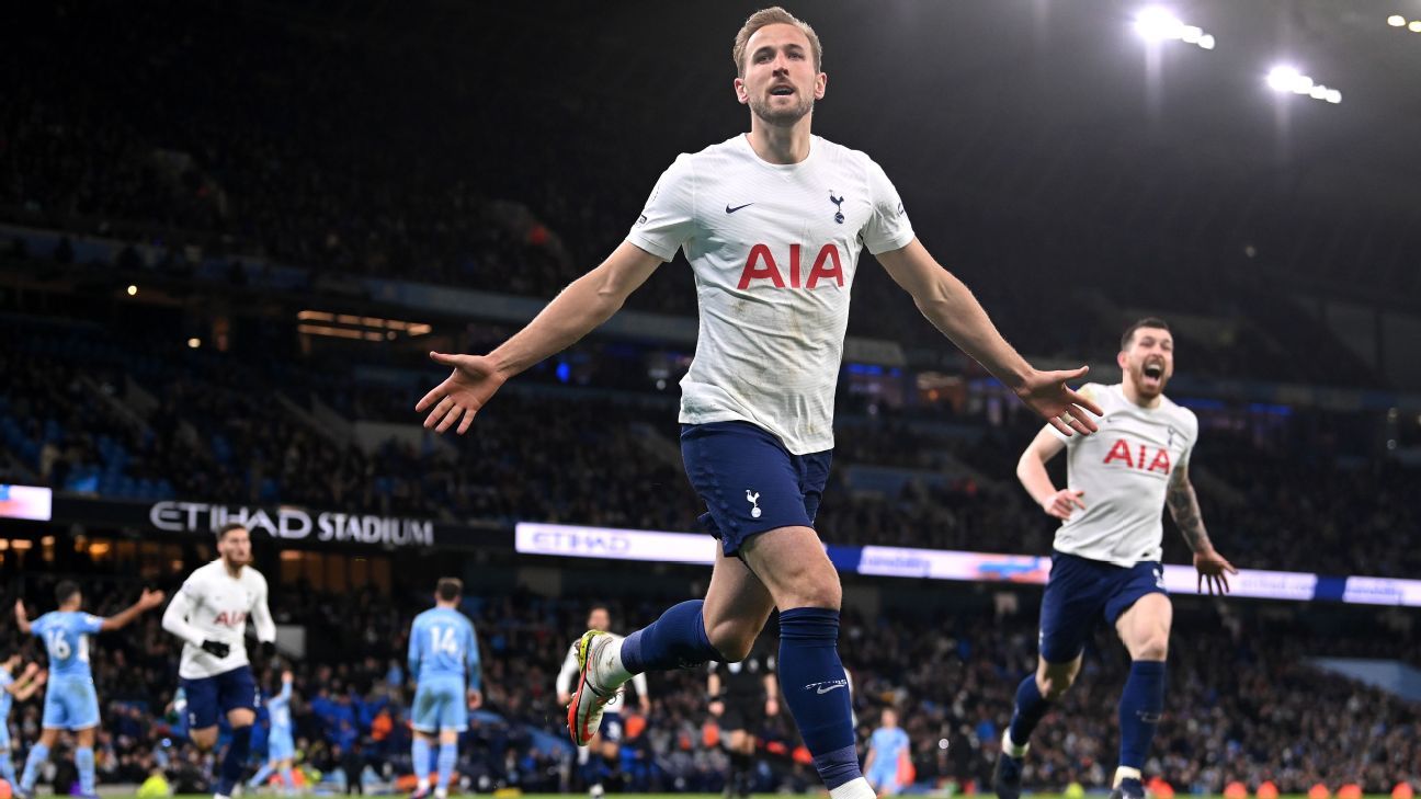 Kane saves Spurs' season vs. Man City while throwing Liverpool a Premier League ..