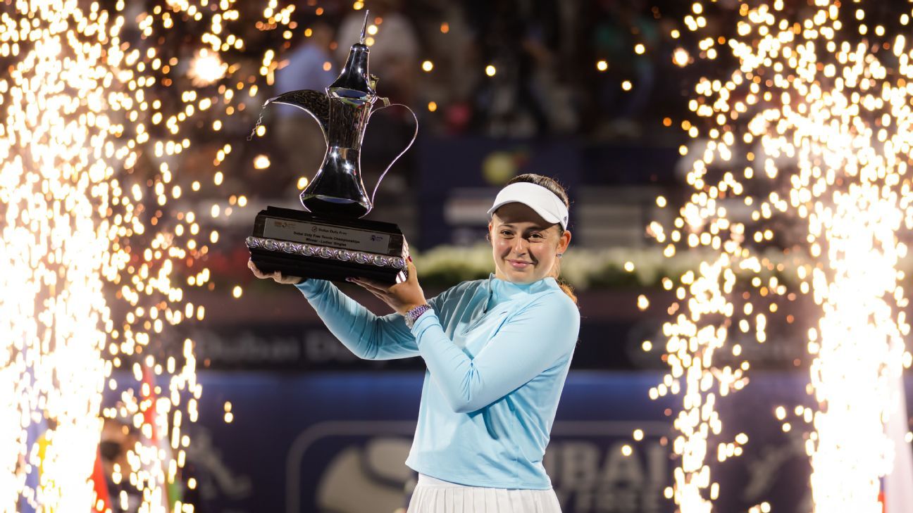 Ostapenko Beats Kudermetova To Win Dubai Duty Free Tennis Championships -  Dubai Duty Free Tennis Championships