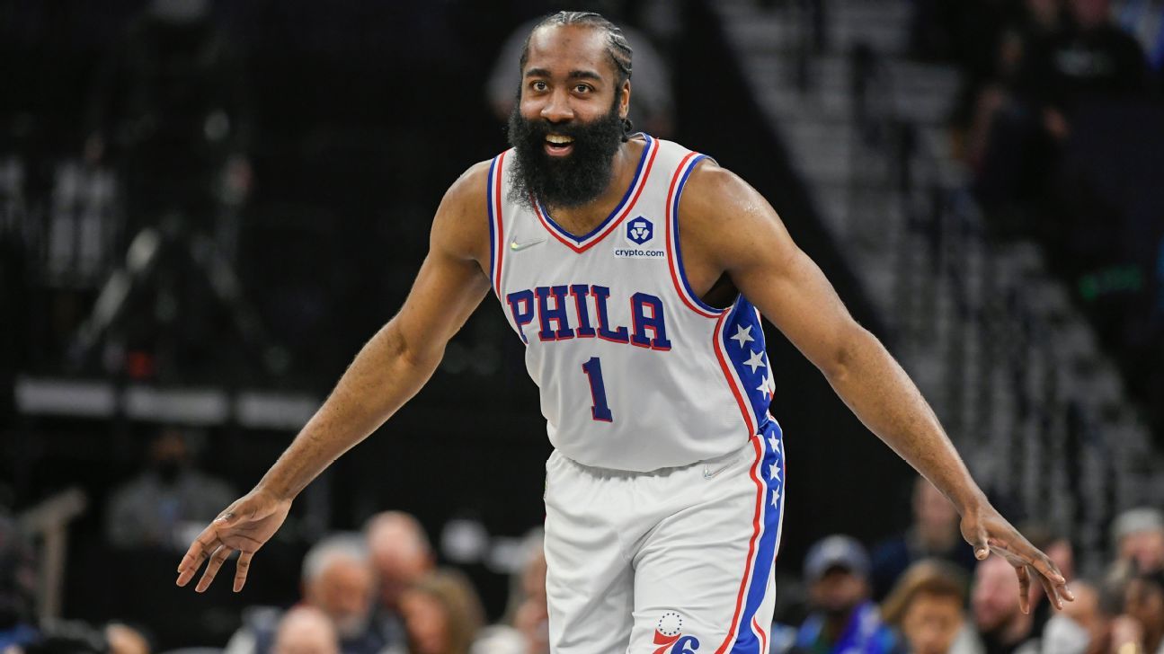 'The most wide open I've ever been in my career': The James Harden-Joel Embiid d..