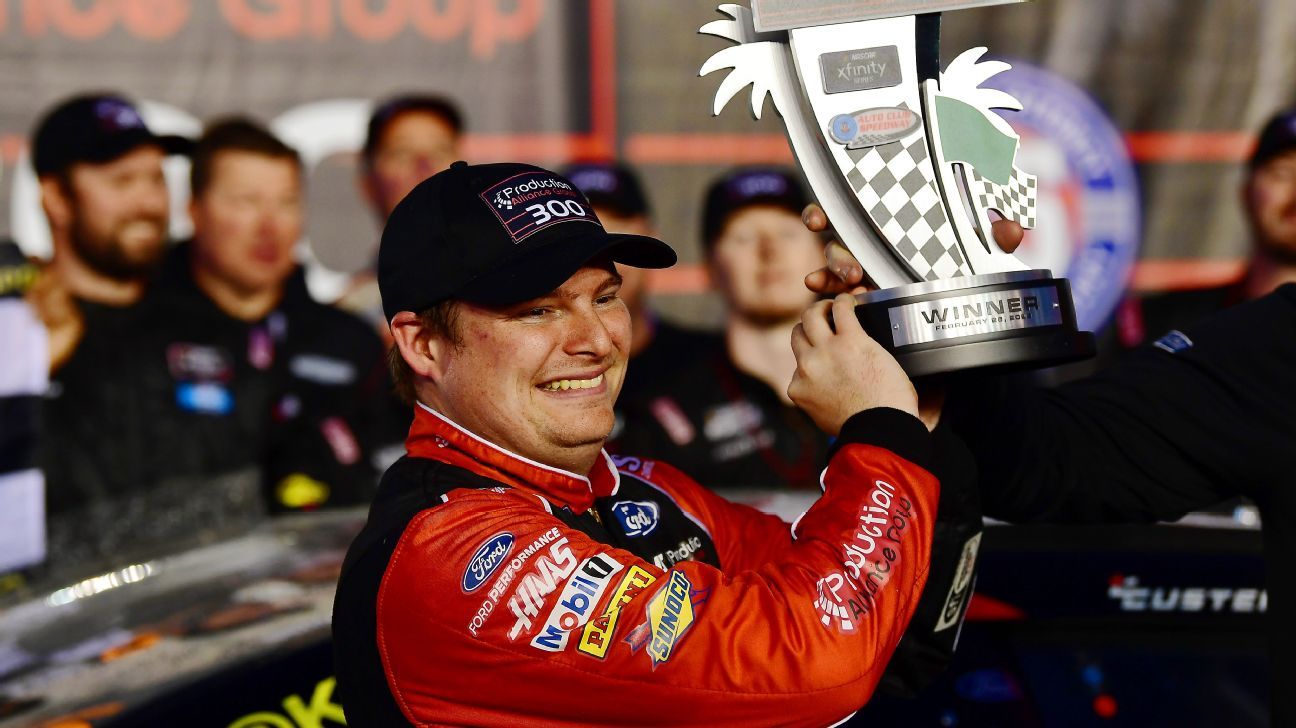 Custer nabs Xfinity Series win at Fontana Auto Recent