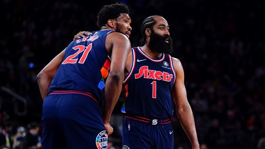 James Harden touts Joel Embiid for MVP award