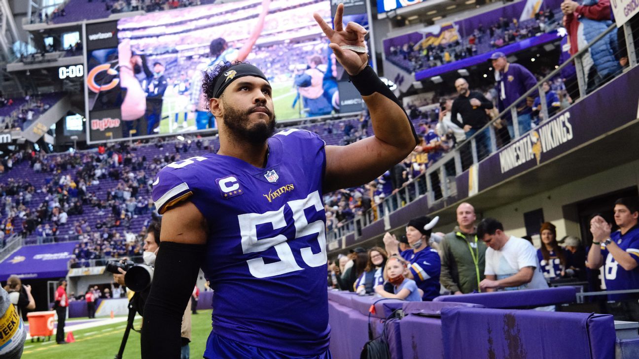 Vikings Inactives vs. Raiders: Anthony Barr OUT - Sports