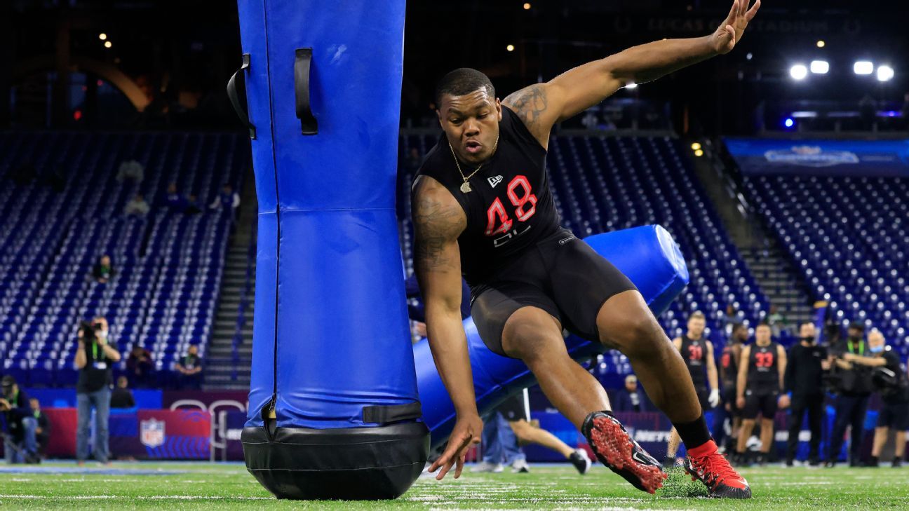 NFL combine risers 2022 – Who is climbing the board after big performances? Jordan Davis and nine other prospects who improved their stock – ESPN