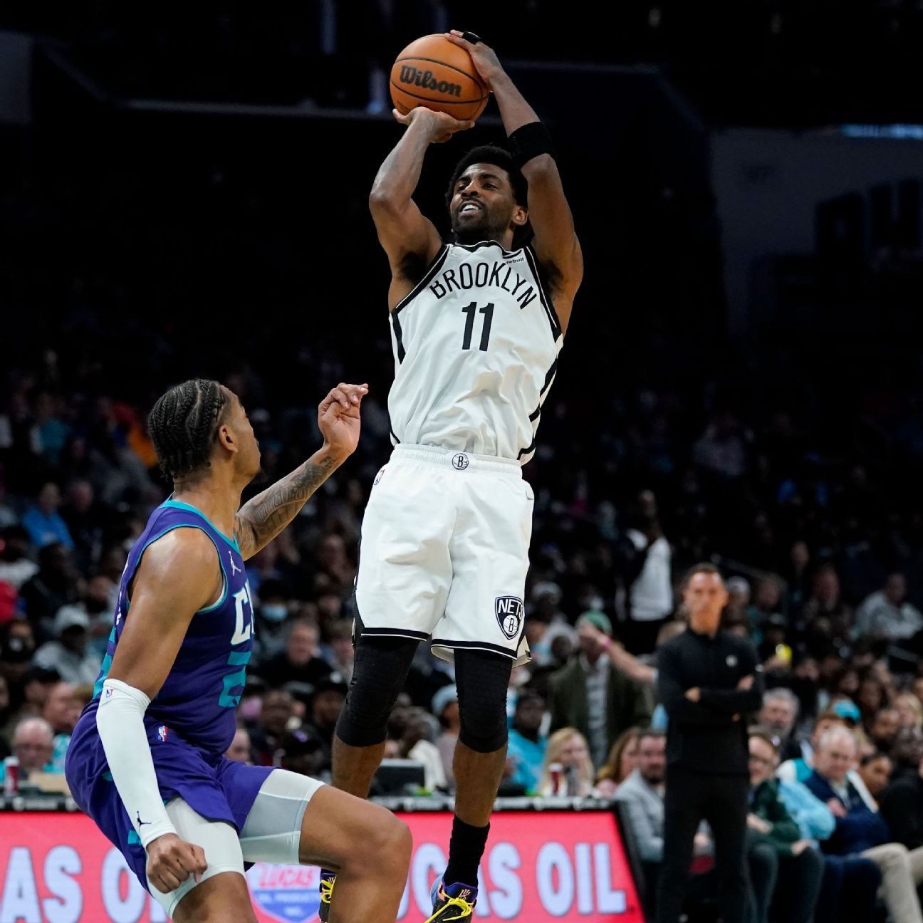 Kyrie Irving's season-high 50 points lead Brooklyn Nets past Charlotte Hornets t..