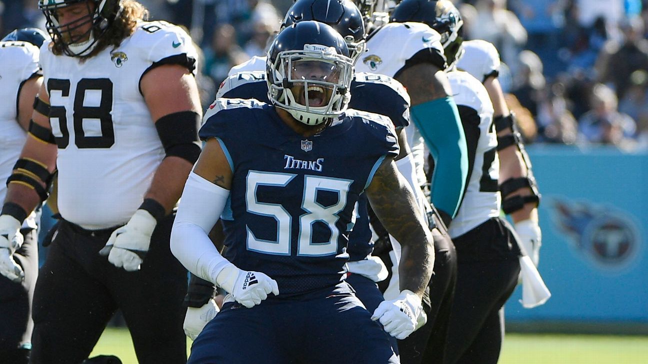 Titans Pro Bowl linebacker Harold Landry tears ACL