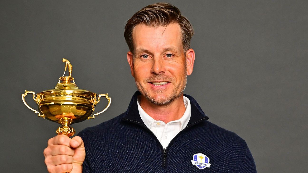 Henrik Stenson to captain Europe's 2023 Ryder Cup team in Rome