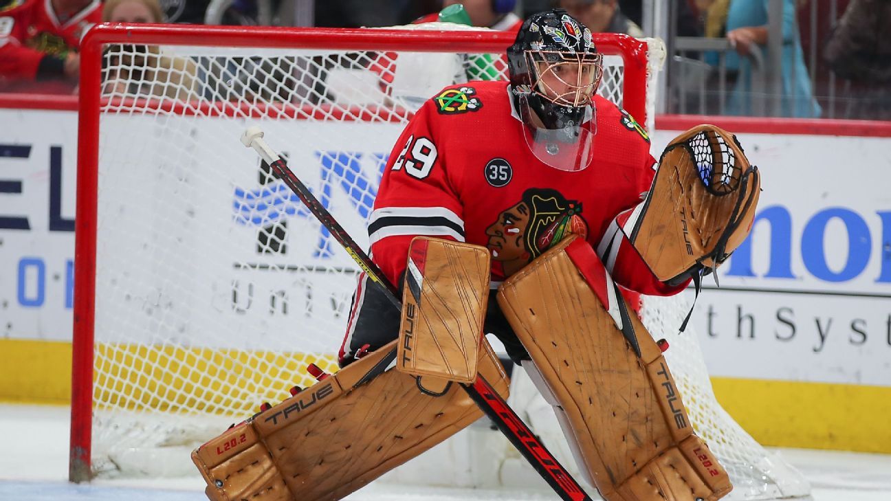 Marc-Andre Fleury rumors: Blackhawks trading goalie to Wild for 2nd round  pick that can become 1st, per report - DraftKings Network