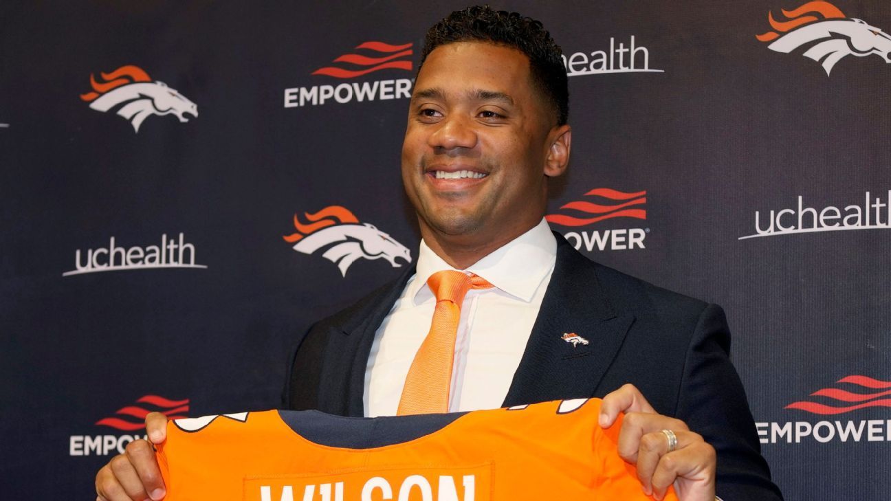 Russell Wilson Introduced as New Broncos Quarterback