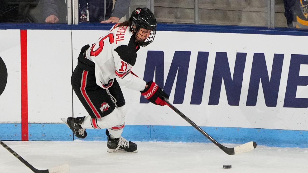 Ohio State beats Minnesota-Duluth in Frozen Four final for first-ever women's ic..