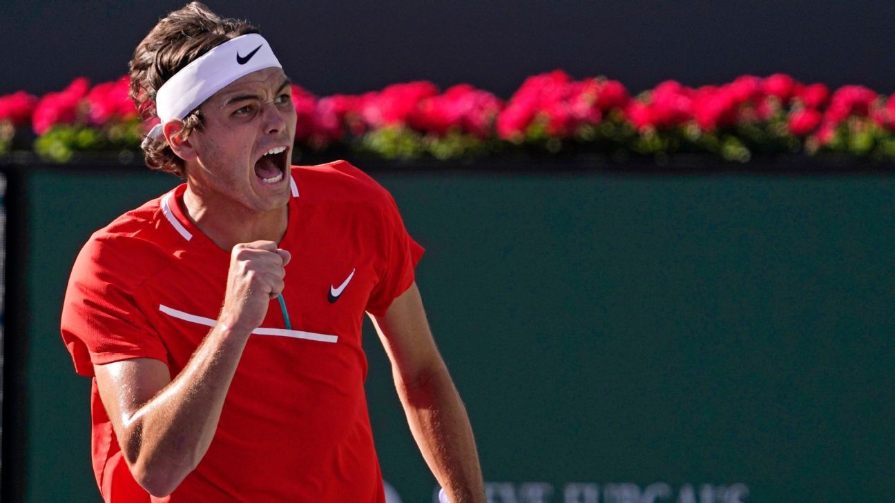 Taylor Fritz goes from hope to a dream in beating Rafael Nadal in Indian Wells