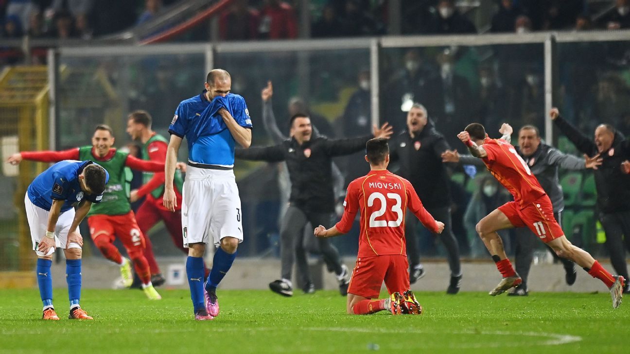 Italy World Cup qualifying shock vs. North Macedonia is why we love this sport