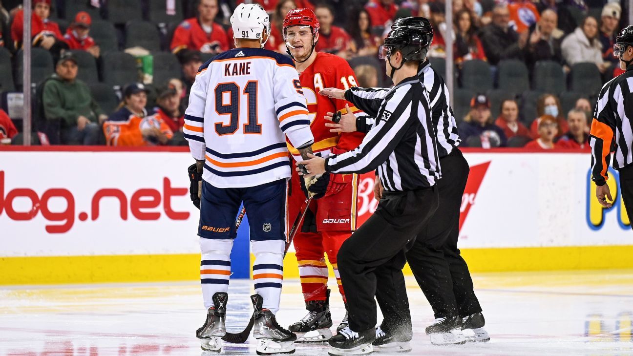 Battle of Alberta reaches new level as Edmonton Oilers win 8-3 in Calgary -  Edmonton