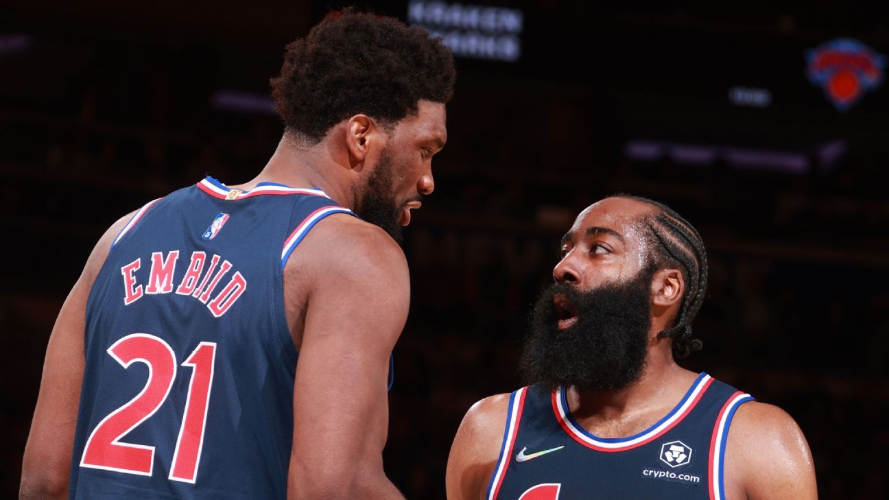 Philadelphia 76ers' James Harden not feeling pressure entering playoffs, 'ready ..