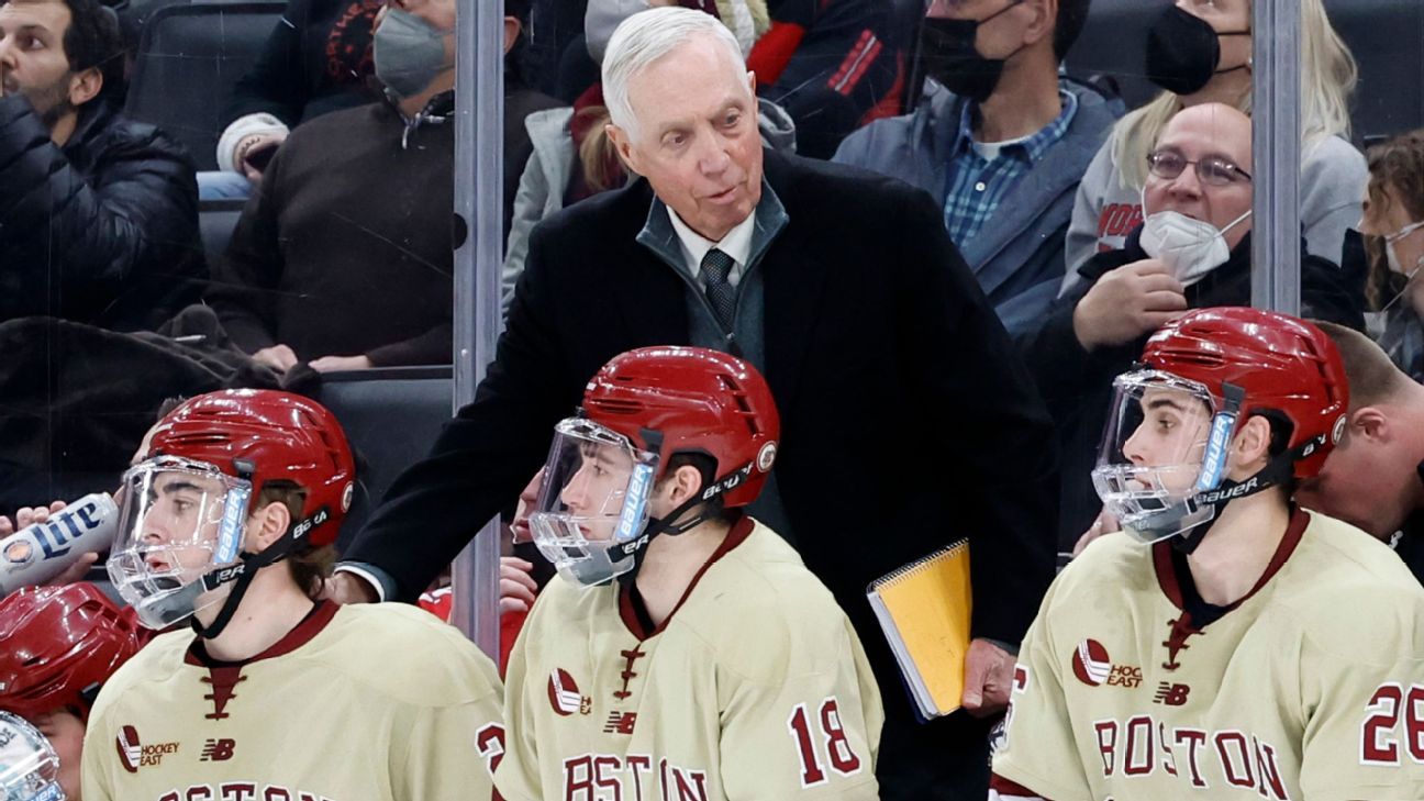 Jerry York, 76, winningest coach in NCAA men's hockey history, retires from Boston  College, saying it's 'the right time to do so'