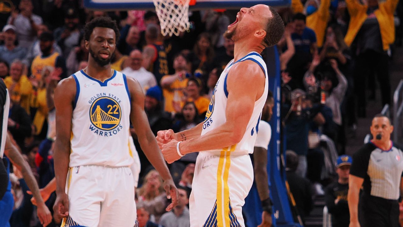 Stephen Curry scores 34 points in 23 minutes as Golden State Warriors dominate D..