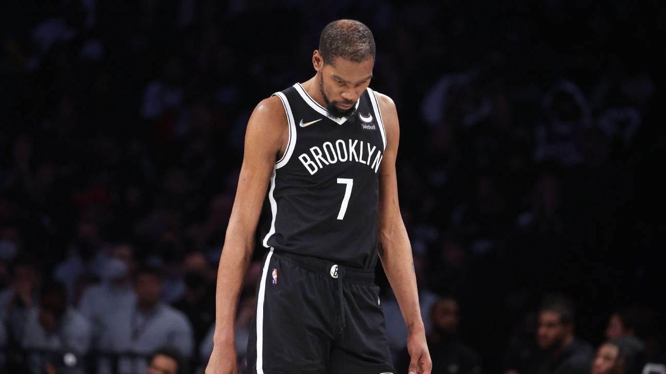 In ESPN 100 rankings, Nets players drop dramatically, Kevin Durant