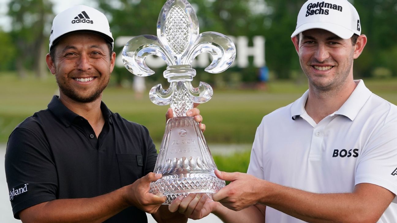 Patrick Cantlay, Xander Schauffele outlast Sam Burns, Billy Horschel by