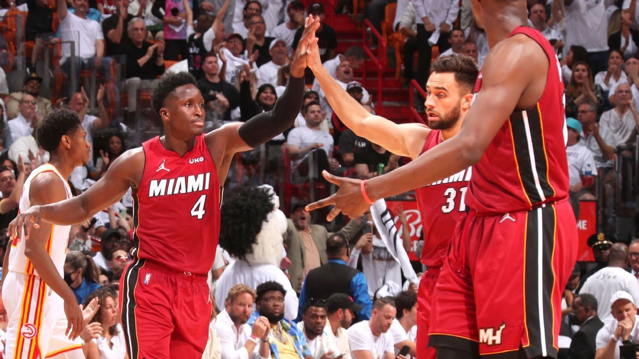 Injury-depleted Miami Heat lean on unlikely replacements to finish off Atlanta H..
