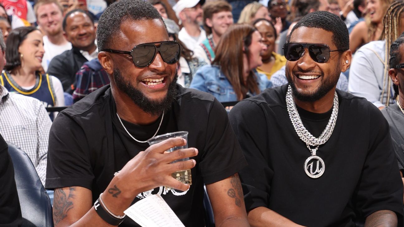 NBA playoffs 2022 – Usher spotted next to Tee Morant at Grizzlies-Timberwolves Game 5 – ESPN