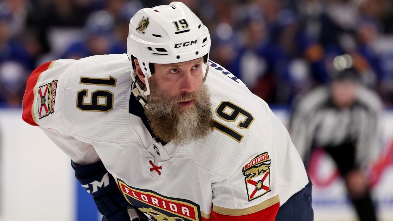 Panthers' Joe Thornton says he's undecided on playing future