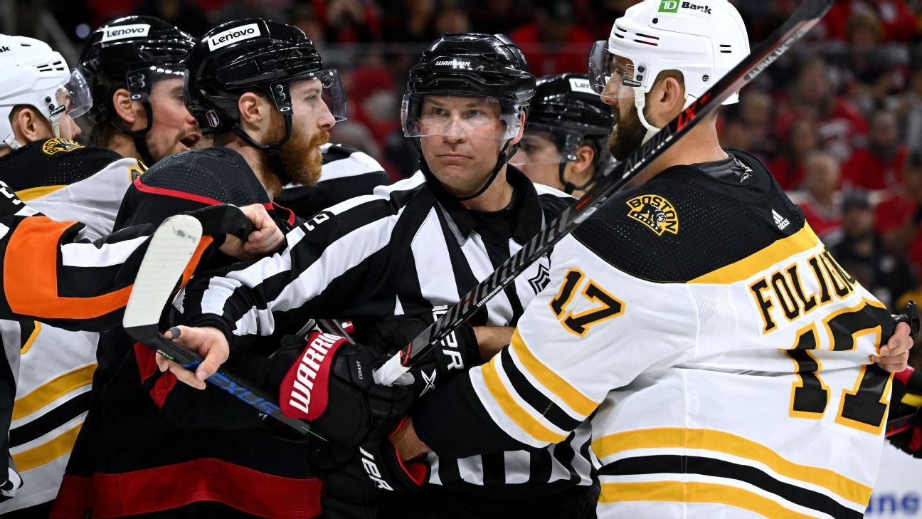 NHL referee's hot-mic call in Detroit Red Wings game ends his career