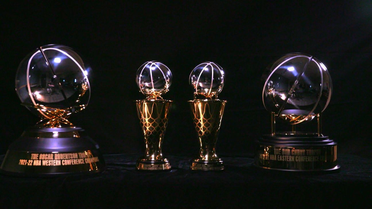NBA unveils new trophies, awards honoring Larry Bird, Magic Johnson, Bob Cousy, ..