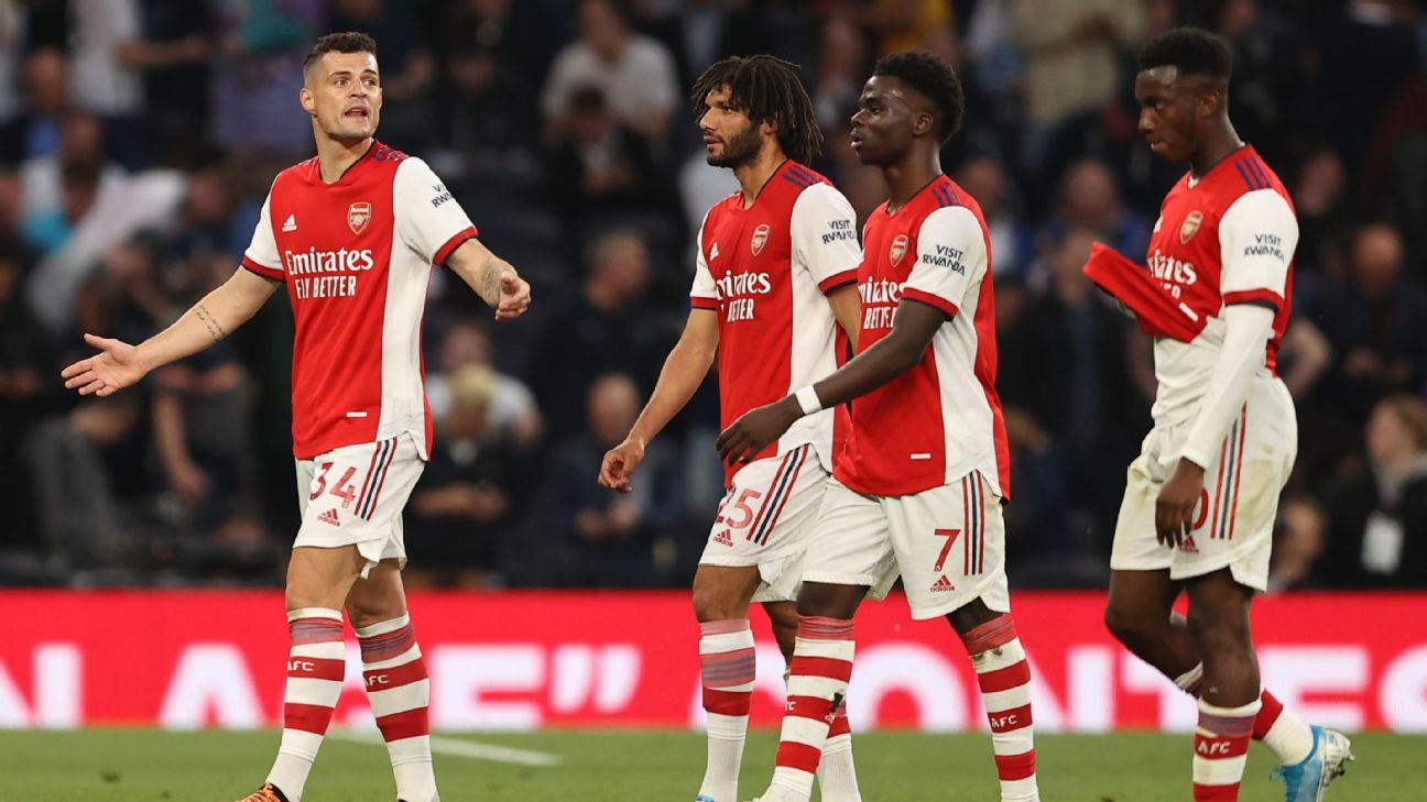 Arsenal's leadership woes exposed by Tottenham, and could cost them a Champions League spot - ESPN