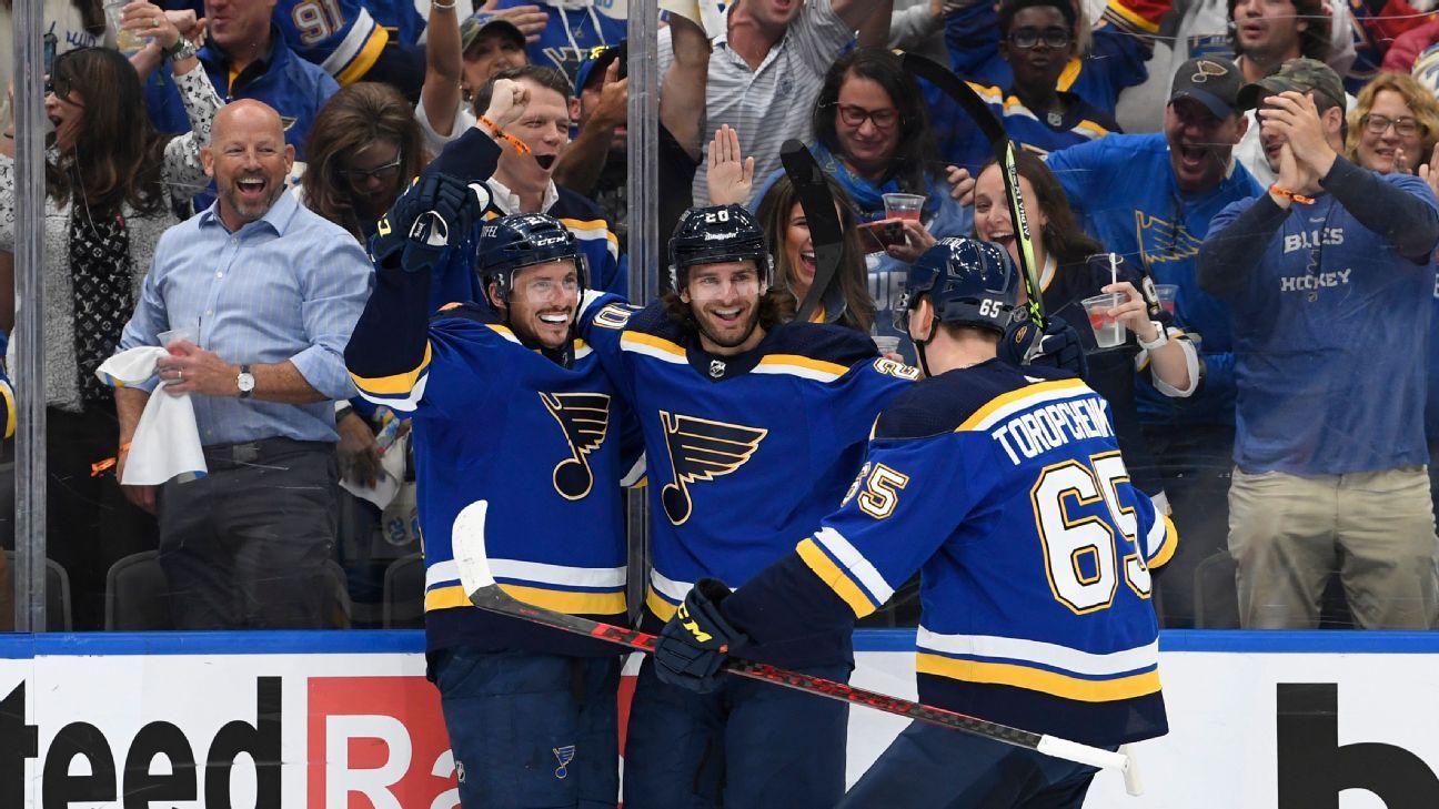 Blues complete series comeback to oust Wild in 6