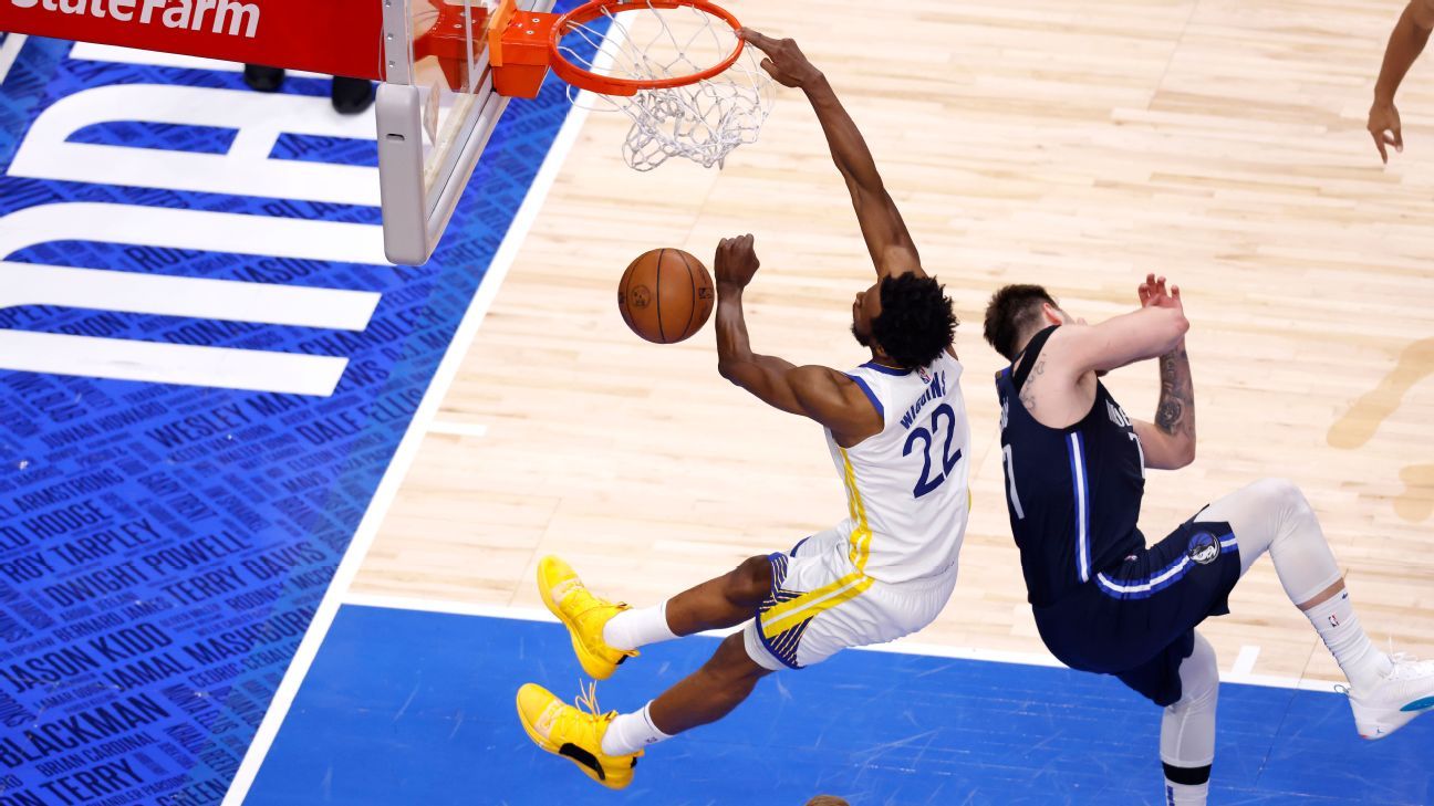 'OMG WIGGS': Sports world reacts to Andrew Wiggins' monster dunk over Luka Doncic