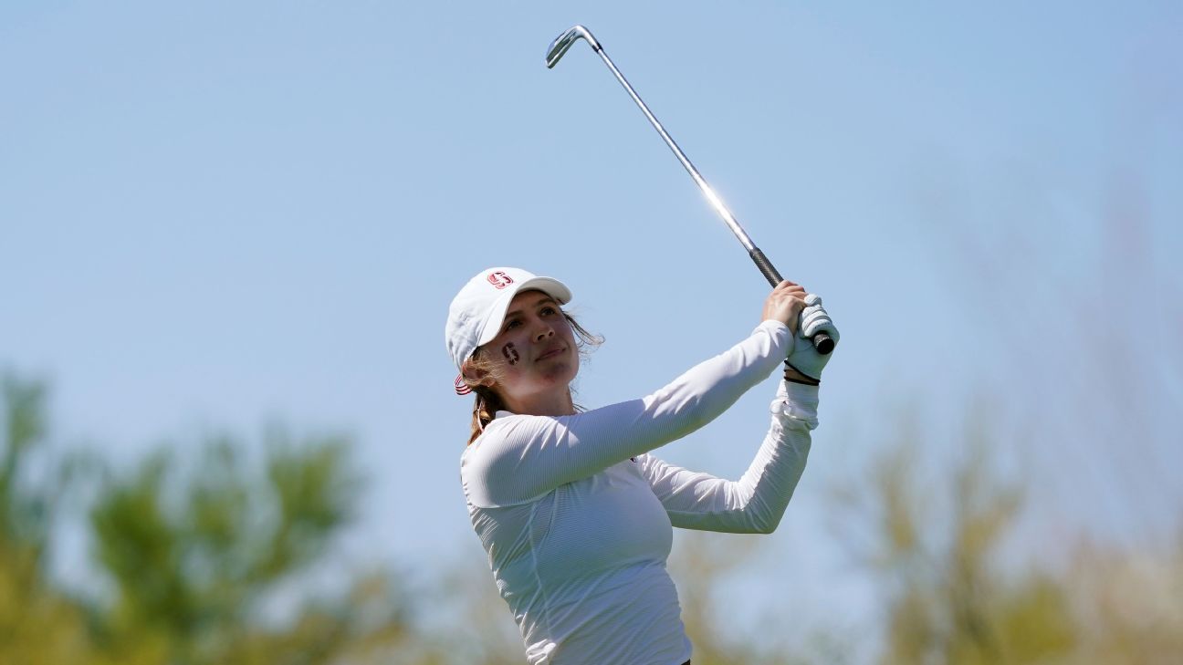 Stanford, Oregon set for women's golf title match