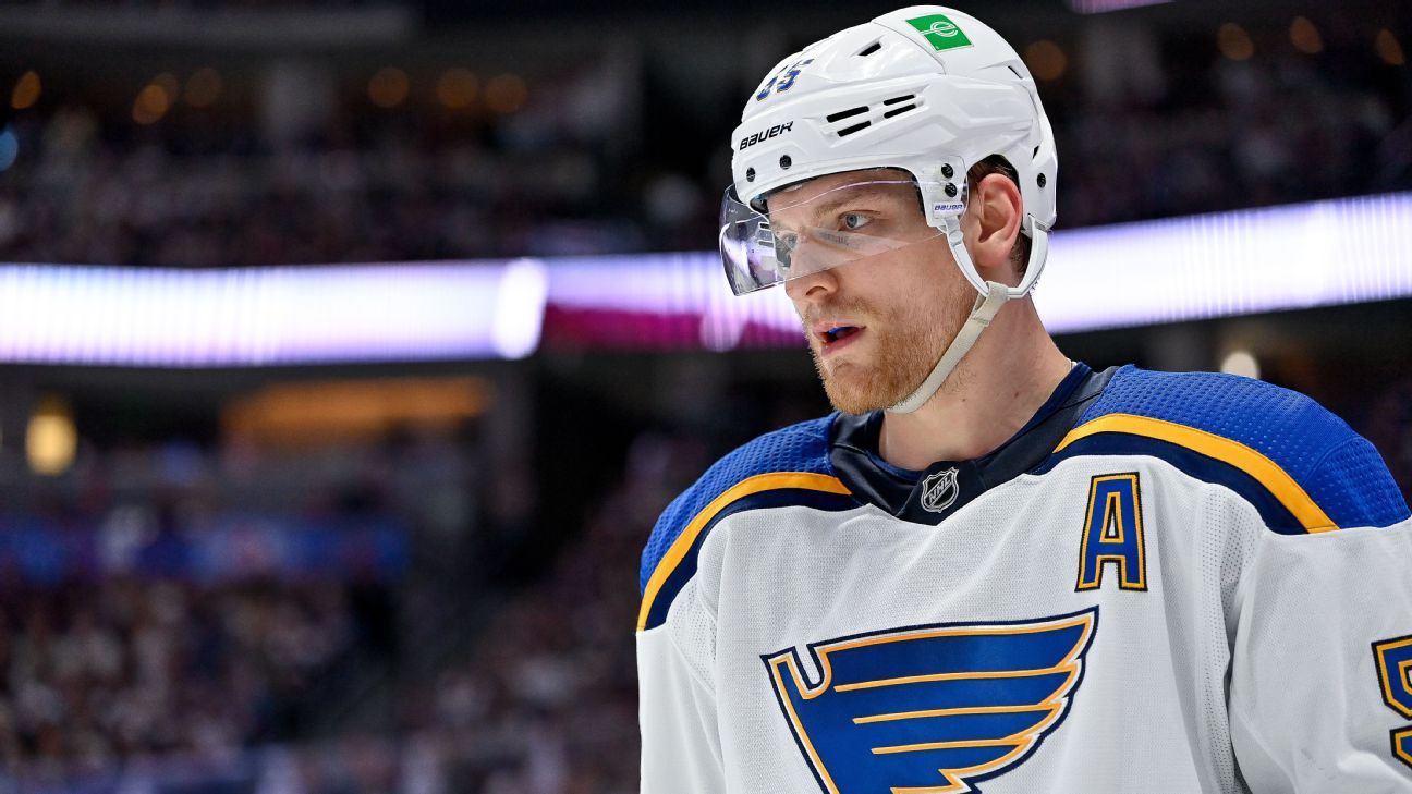 Blues defenseman Colton Parayko (knee) expected to miss 6 weeks - ESPN