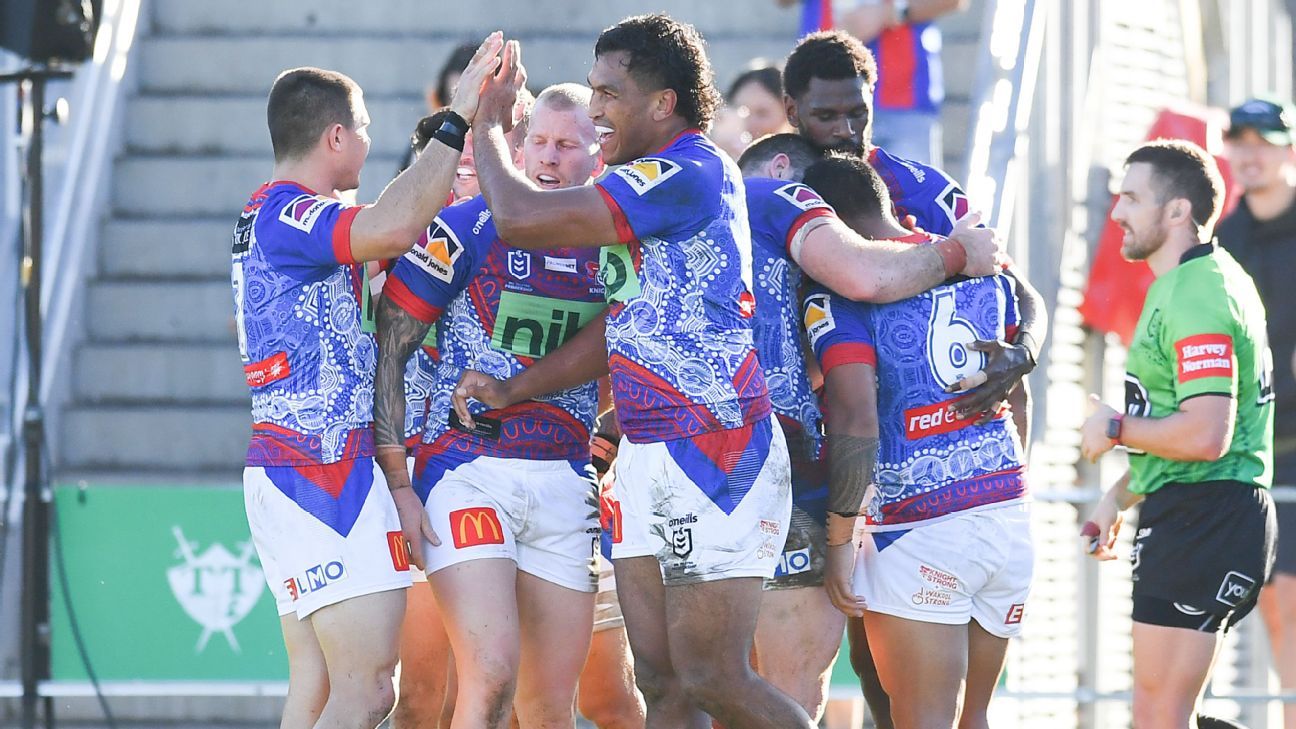 NRL Anthony Milford, Kalyn Ponga combine to lead Knights past Warriors ...