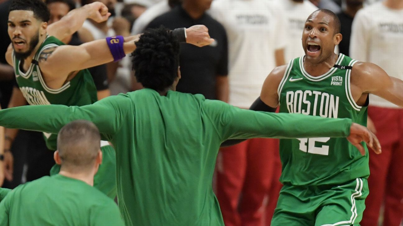 Boston Celtics bounce back, outlast Miami Heat in Game 7 to win Eastern Conferen..