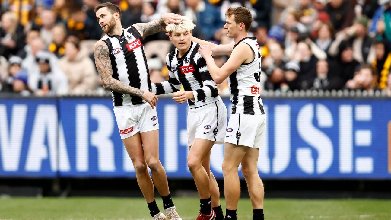 AFL Round 12 Collingwood Magpies to quiz AFL on Jack Ginnivan free
