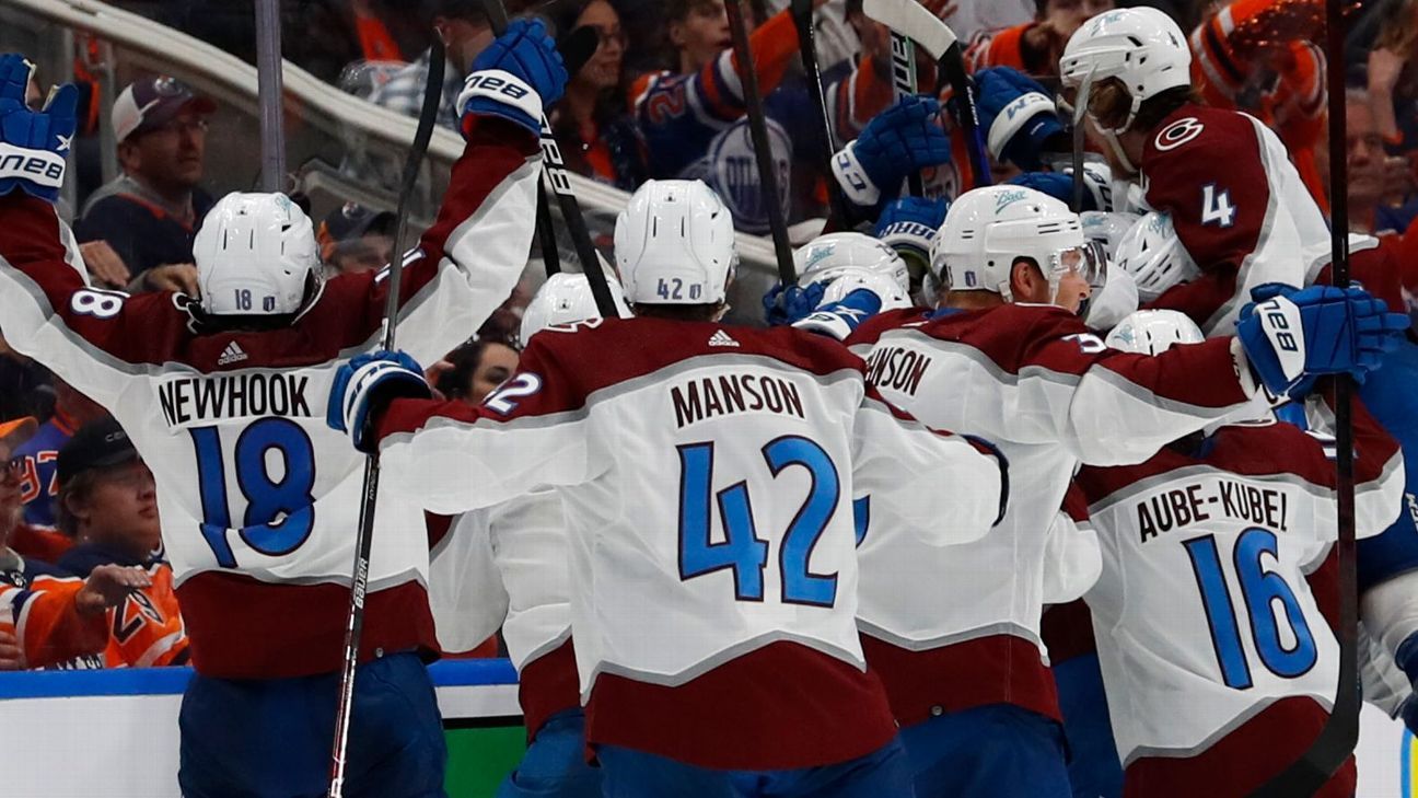 Colorado Avalanche rally again, seal sweep to secure first berth in Stanley Cup ..