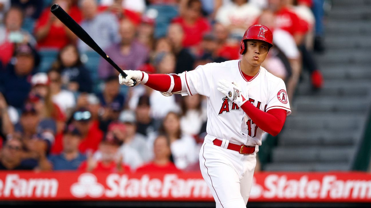 Shohei Ohtani crushes one of MLB's hardest-hit HRs on 4-hit night, picks up  win on the mound