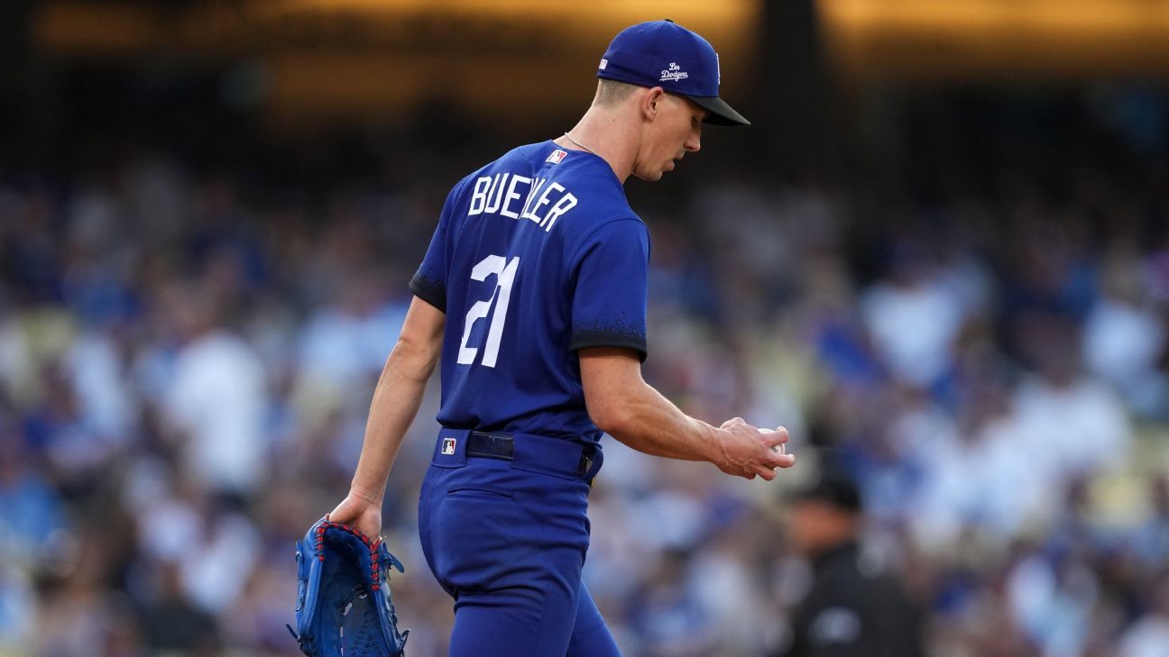 Dodgers' Walker Buehler done for season, set for elbow surgery